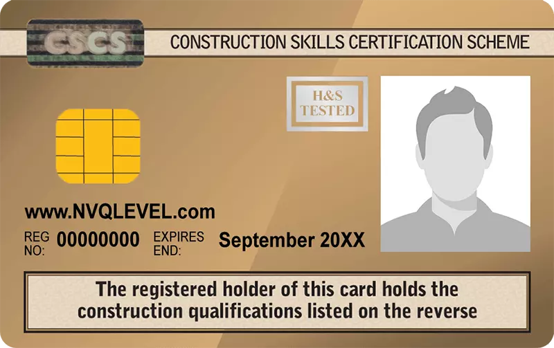 Gold CSCS card for Construction Supervisors
